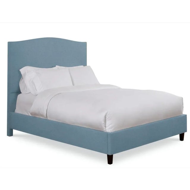 This listing includes the entire bedframe, including the headboard, rails, and footboard. From Chairish's line of bespoke...