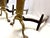Antique Bradley & Hubbard Federal Style Brass Ball & Claw Foot Andirons - A Pair For Sale - Image 12 of 18