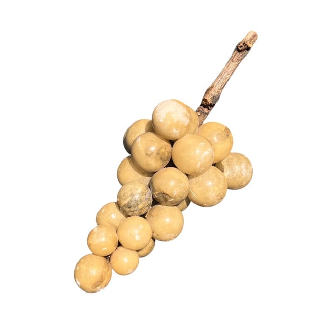 1940s Vintage Italian Alabaster Grapes, 1940s For Sale - Image 5 of 11