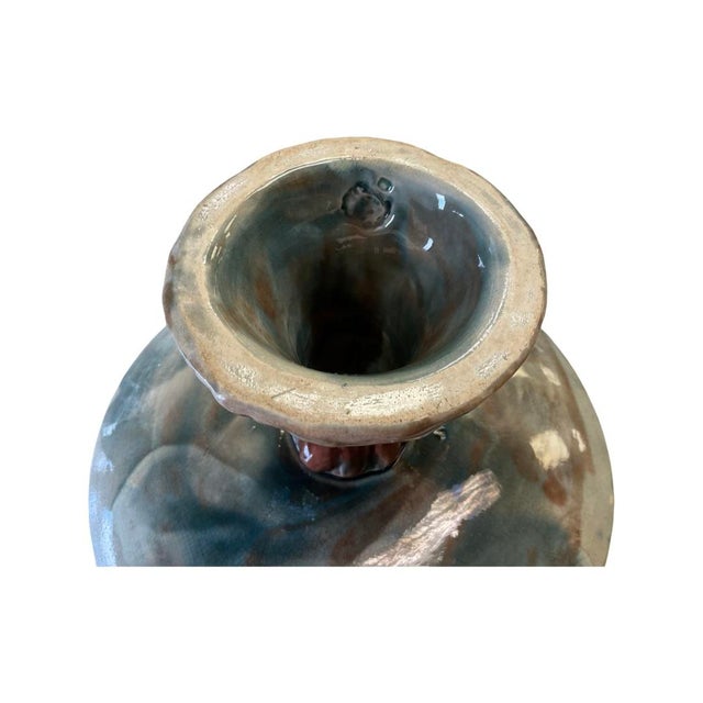 Early 20th Century Early 20th Century Etruscan Majolica Cake Stand For Sale - Image 5 of 6