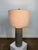 Gordon & Jane Martz Mid 20th Century Monumental Marshall Studios Martz Signed Ceramic Table Lamp With Original Walnut Finial For Sale - Image 4 of 18