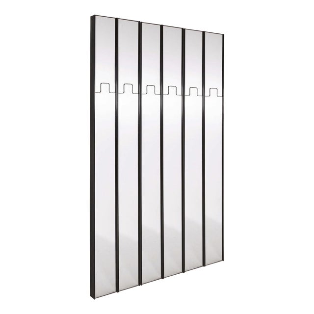 Gronda Modular Mirror Coat Racks by Luciano Bertoncini for Elco, 1970s, Set of 6 For Sale