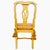 Early 20th Century Venetian Rococo / Louis Revival Style Yellow Wood Upholstered Accent Side Chairs - A Pair For Sale - Image 17 of 17