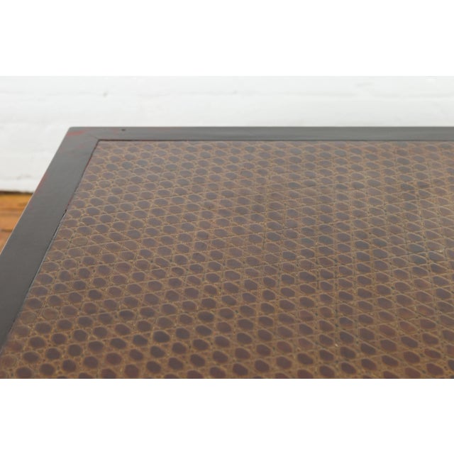 Vintage Negora Lacquered Square Coffee Table For Sale - Image 11 of 12