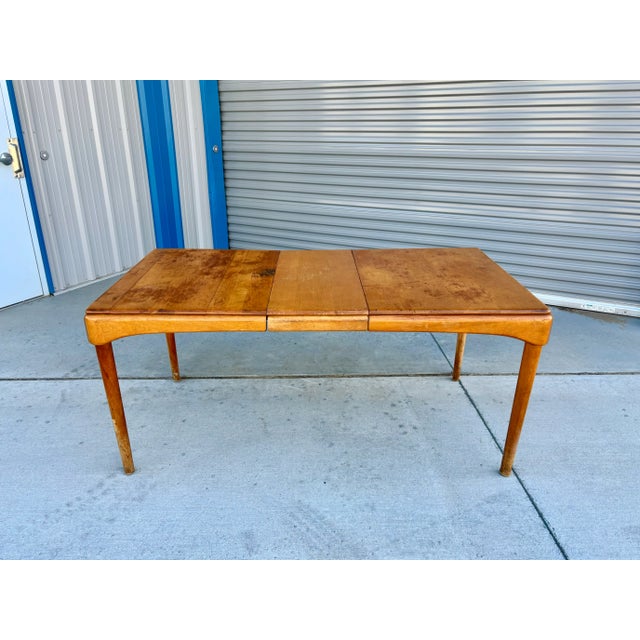 1960s 1960s Mid Century Maple Dining Table by Heywood Wakefield For Sale - Image 5 of 12
