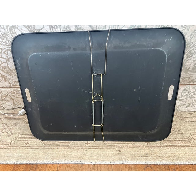 Large Hand Painted Tole Tray For Sale - Image 4 of 5