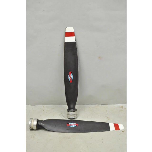Vintage McCauley Tcp3ea Aluminum Propeller Blades Model 90dcb-8 - 2 Pc Set For Sale - Image 18 of 18