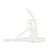 Kenneth Ludwig Chicago Yin Reverse Yoga Pose in Polyresin For Sale - Image 4 of 11