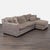 This Crate & Barrel sectional features a soft microfiber fabric and a spacious chaise for extra comfort. Comes with...