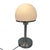Glass Bauhaus Stainless Steel Table Lamp with Opaline Glass In the style of Tecnolumen / Wagenfeld For Sale - Image 7 of 7