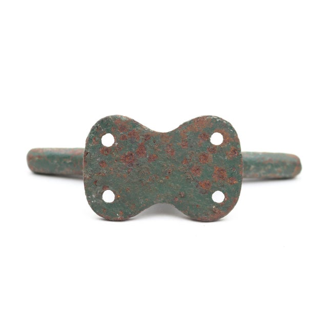 Vintage Cast Iron Boat Cleat Wall Hook For Sale - Image 4 of 4