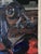 2000 - 2009 Gorilla Engineer, Coal Fire & Hummingbirds Unstretched Canvas Joni Wildman Oil Painting For Sale - Image 5 of 13
