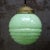French “Clichy” green coloured glass pendant lamp Brass glass holder 2 meter black cotton flex E26 / E27 Up to 250V...