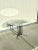 Robert Josten 1980s Robert Josten Postmodern Aluminum & Glass Dining Table For Sale - Image 4 of 8