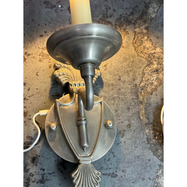 19th Century Neoclassical Style Wall Sconces, Pair For Sale In San Francisco - Image 6 of 12