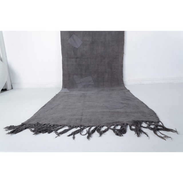 Vintage Tribal Handwoven Hemp Runner, 1960 For Sale - Image 14 of 18