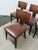 Brown Jennifer Morla for Conde House Morla Collection Verve Dining Chairs, Set of Four For Sale - Image 8 of 12