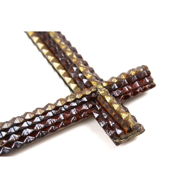 Late 19th Century Art Wall Rustic Tramp Mirror, Austria, 1880 For Sale - Image 15 of 18