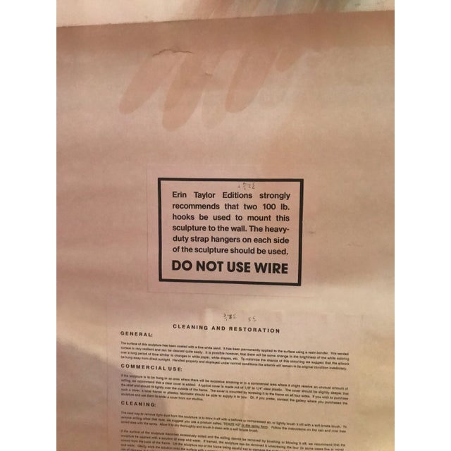 Bill Mack Bonded Sand Sculpture With Scarf #124 Signed Brutalist For Sale In Miami - Image 6 of 8