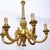 1940s Gilded Wood 6-Arm Chandelier, 1940s For Sale - Image 5 of 18