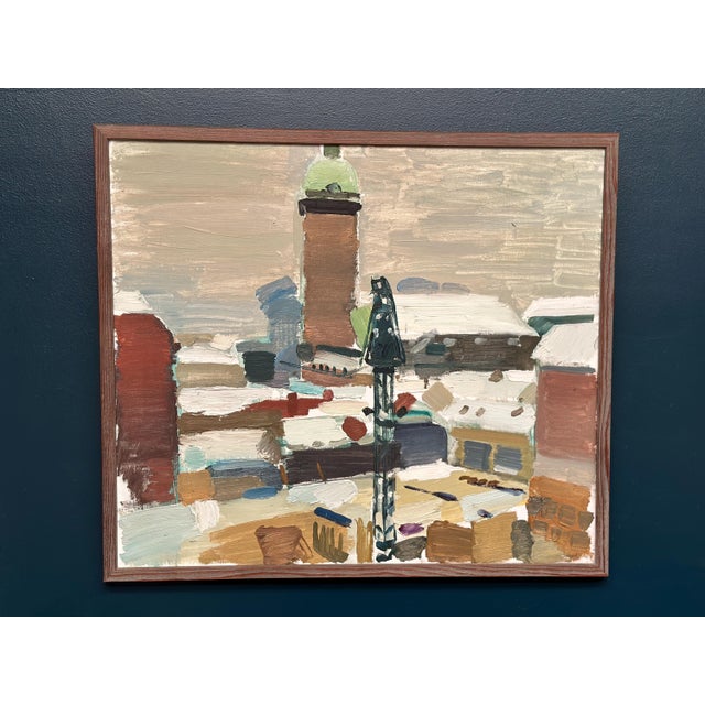 Gösta Stawåsen, Landscape, 1963, Oil on Canvas, Framed For Sale - Image 9 of 18