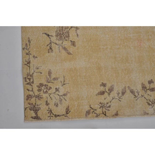Oushak Anatolian Vintage Rug For Sale - Image 4 of 10