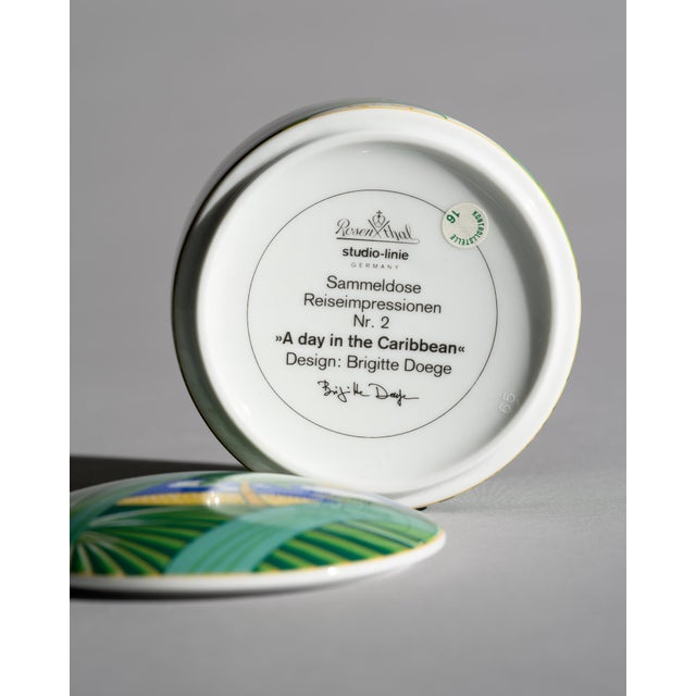 A Day in the Caribbean Collectors Box No. 2 by Brigitte Doege for Rosenthal Studio-Line, Germany, 1980s For Sale - Image 9 of 10
