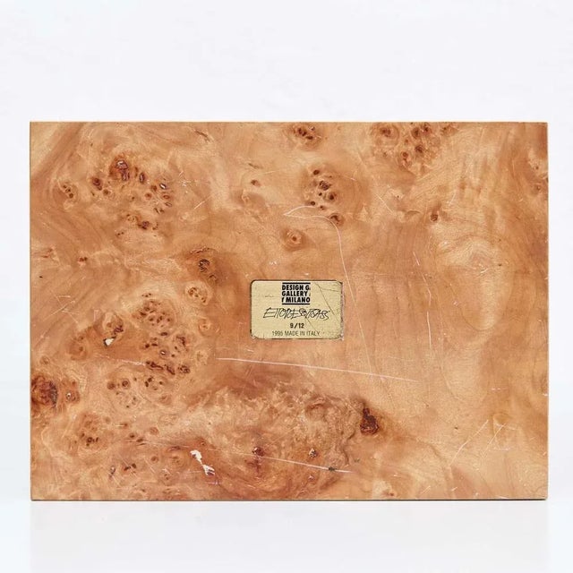 Wood and Murano Glass Vase Y from 27 Woods for Chinese Artificial Flowers by Ettore Sottsass For Sale - Image 17 of 18