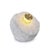 Stone kinetic lamp by jan garncarek dimensions: d 68 x w 86 x h 71 cm material: brass, glass, carrara marble stone....