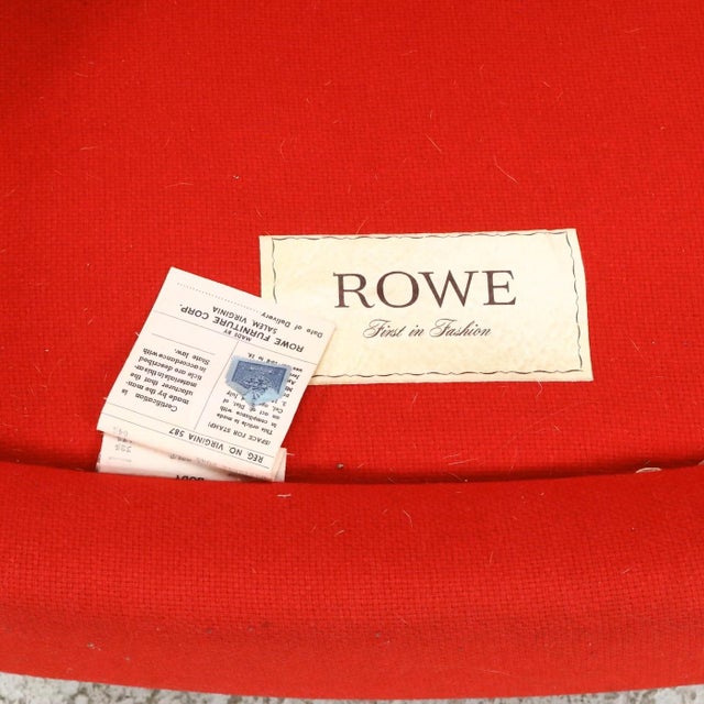 Late 1960's Mid-Century Modern Rowe Furniture Adrian Pearsall 'Strictly Spanish' Swivel Chair For Sale - Image 4 of 9