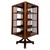 Gold 20th Century Edwardian Oak Revolving Bookcase, 1890s For Sale - Image 8 of 9