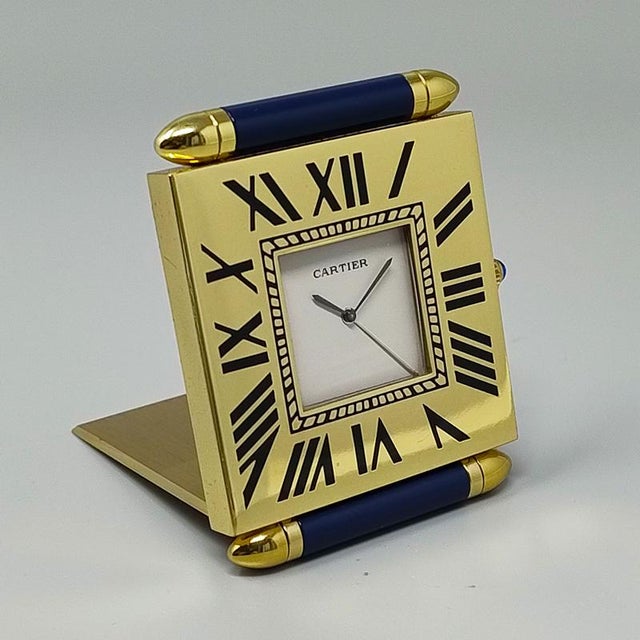 Swiss Alarm Clock Pendulette from Cartier, 1990s For Sale - Image 4 of 10