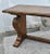 Wood Ethan Allen Teak Table Vintage Wayfarer Console Wood Empire Trestle Sofa Entry For Sale - Image 7 of 12