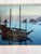 Wood Framed Japanese Woodblock Print Yoshida Hiroshi Three Little Islands For Sale - Image 7 of 14