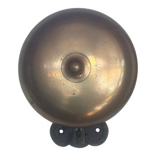 1886 Rare Patented Brass Ringside Boxing “Gong” Bell For Sale