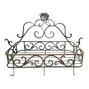 1980s Wrought Iron Hanging Pot Rack