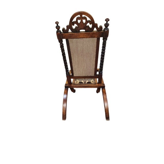 Mid 19th Century Early Victorian Folding Nursing Chair Chairish