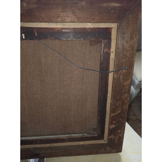 Coastal Antique Harbour Painting by Crouse For Sale - Image 3 of 11