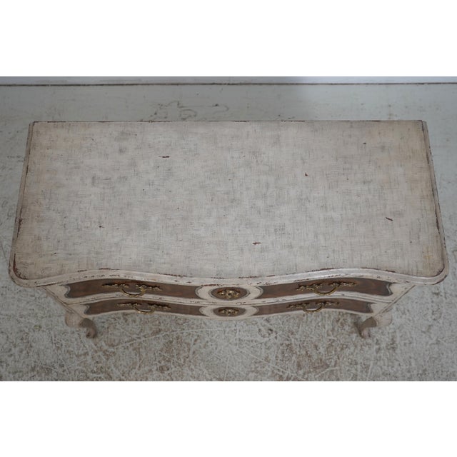 Theodore Alexander Continental Style Painted Commode Chest For Sale In Philadelphia - Image 6 of 18