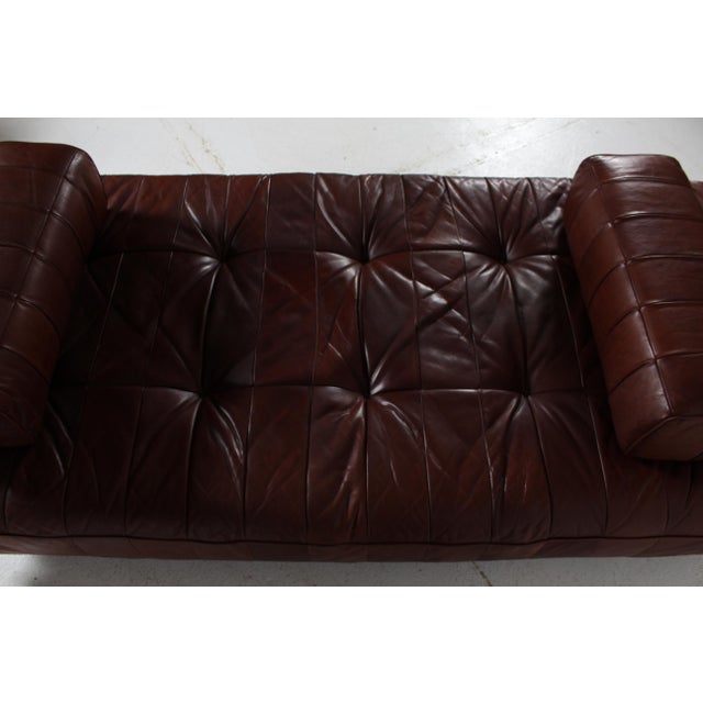 Brown DS 80 Daybed in Patchwork Aniline Leather with Wood Frame from de Sede, 1969 For Sale - Image 8 of 13