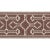 Contemporary Sample - Schumacher Filbert Tape in Brown For Sale - Image 3 of 3