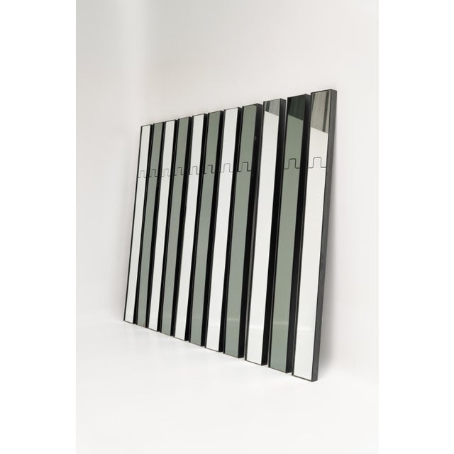 Glass Gronda Mirror Coat Racks by Luciano Bertoncini for Elco, 1970s, Set of 9 For Sale - Image 7 of 7