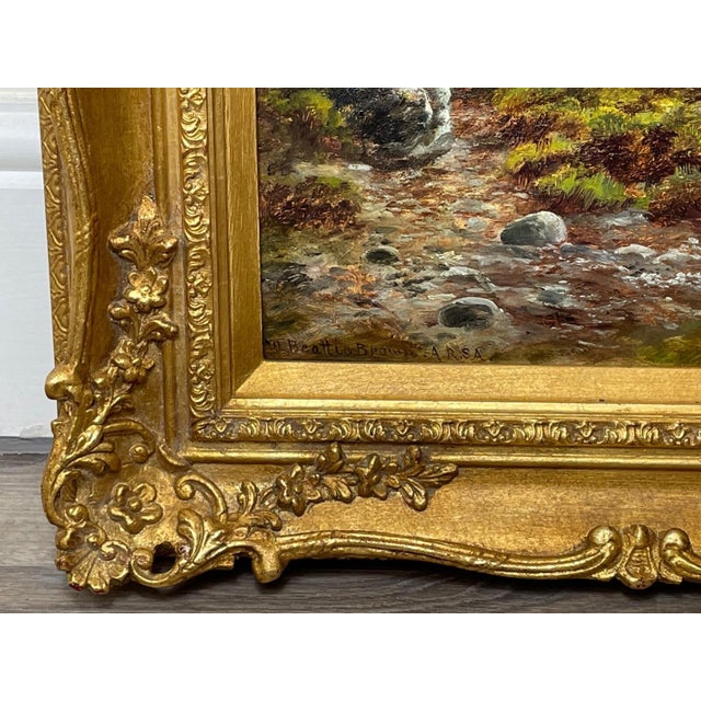 19th Century William Beattie-Brown Scottish Isle of Skye Landscape Oil Painting For Sale - Image 13 of 18