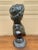 Vintage Neoclassical Apollo Belvedere Bust Sculpture on Pedestal For Sale - Image 10 of 11