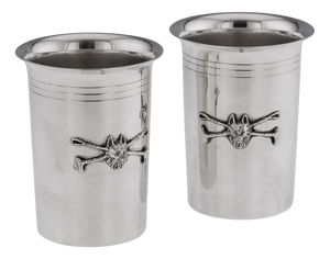 Vintage 20th Century Italian Silver Beakers by Gucci, 1980s, Set of 2