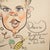 ABOUT An original mid century caricature artwork, which depicts a young tennis player. Pastel on paper, inscribed by the...