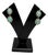 Natural Opal 4.44cts & Diamond 0.53cts Earring in 14k Gold For Sale