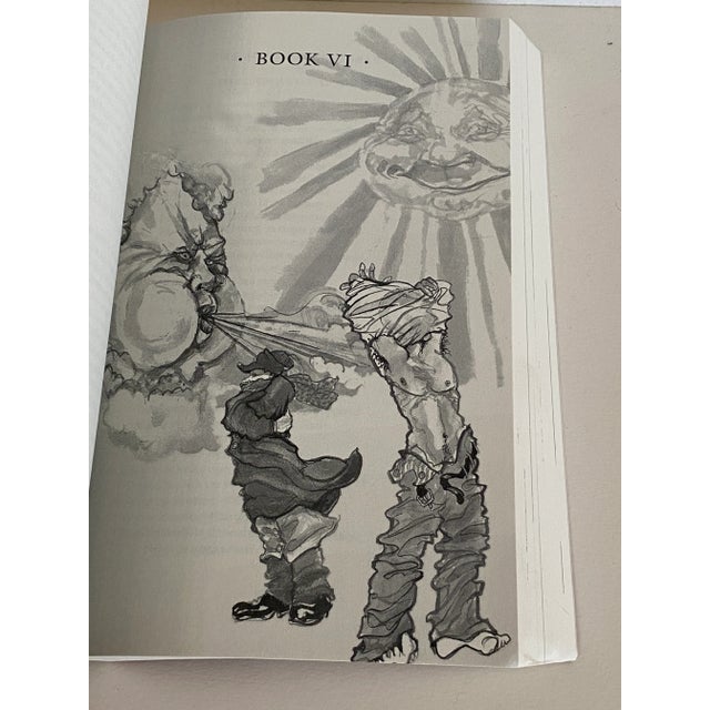 Cream Complete Fables of Jean De La Fontaine - Floor Sample Book For Sale - Image 8 of 12