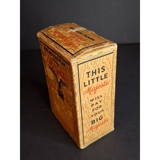 Antique Arcade Cast Iron Majestic Radio Still Bank 1930 Grigsby-Grunow W/ Box For Sale - Image 16 of 18