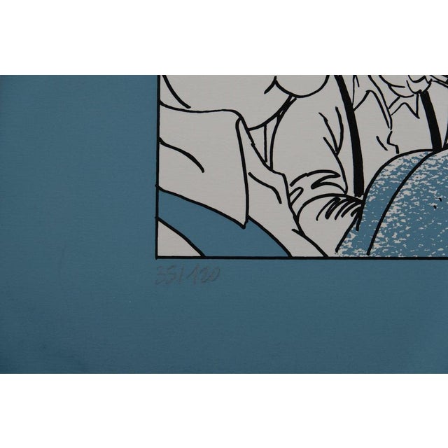 Emmanuel Moynot, La pension des deux, Lithograph For Sale - Image 9 of 12
